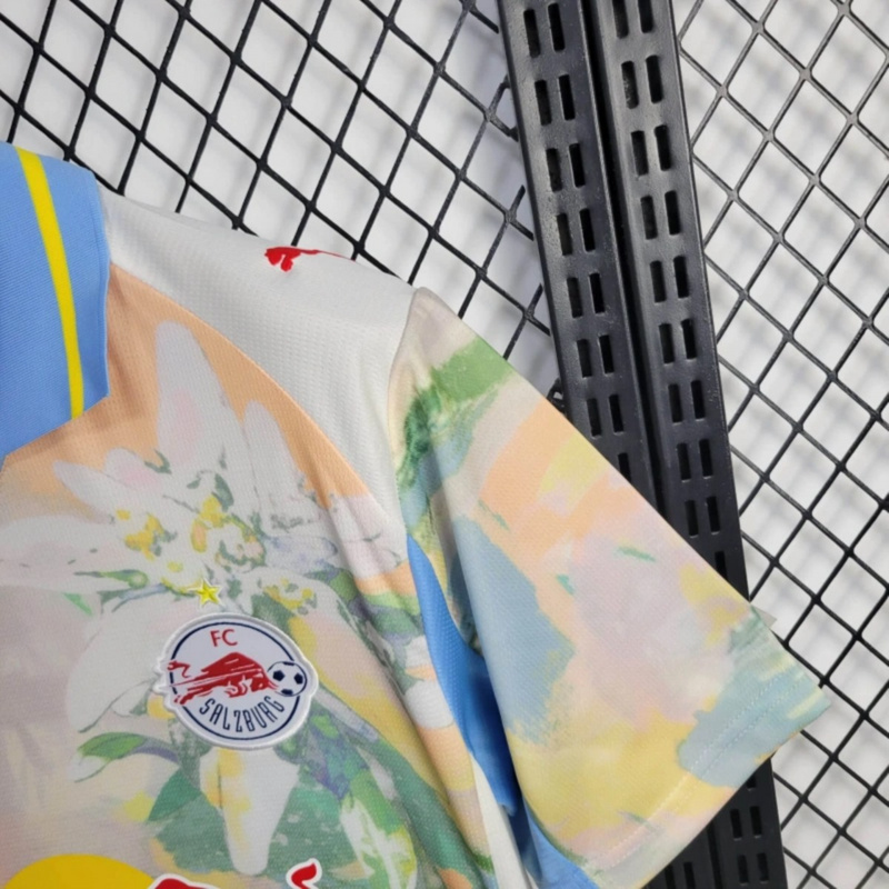 2025/26 Red Bull Salzburg Beige Jersey Fan Version
