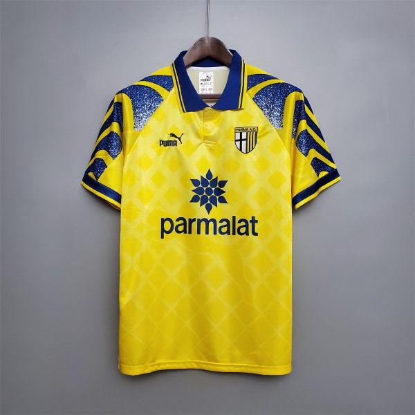 Retro Parma 95/97 Parma Yellow jersey Fan Version