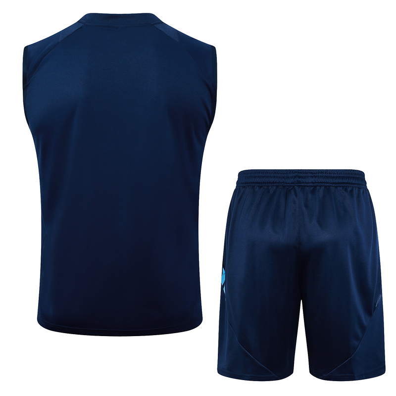 24/25 Arsenal Royal blue Training Set Shirt and Shorts