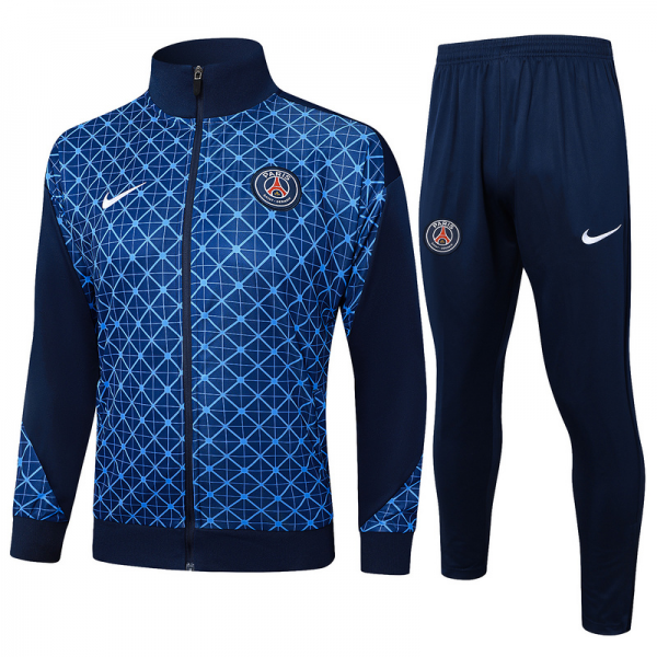 2024/25 Paris Royal blue Jacket Training Suit Set Football Team Shirt Sports Fashion