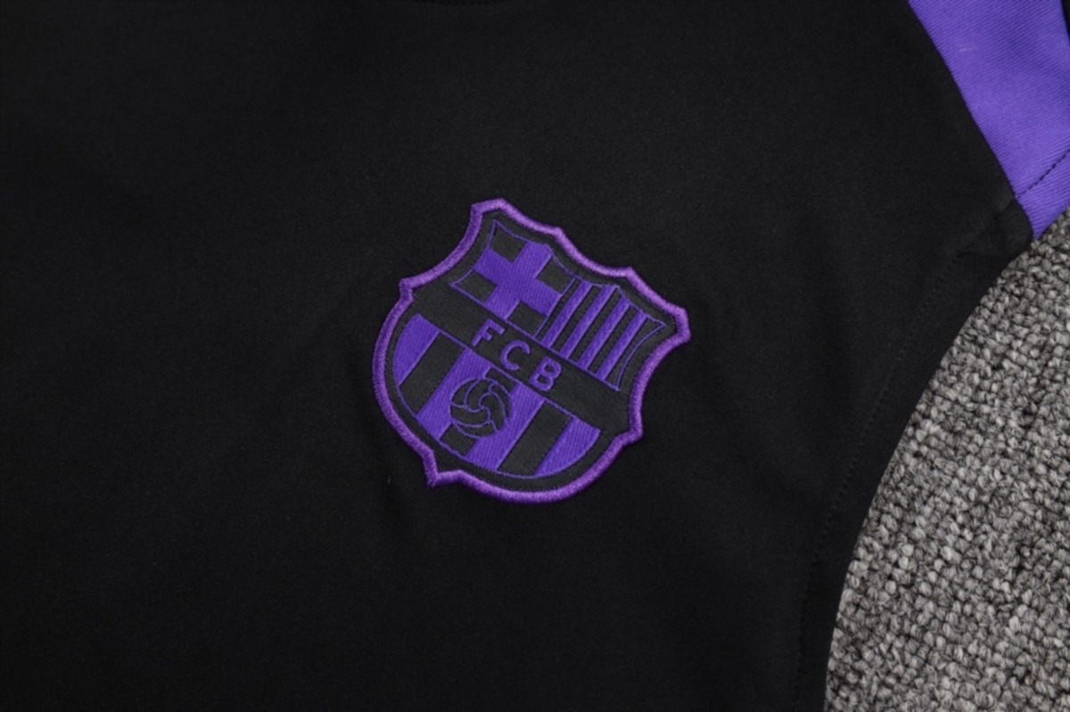 2026 Barcelona Black Training Set Shirt and Shorts