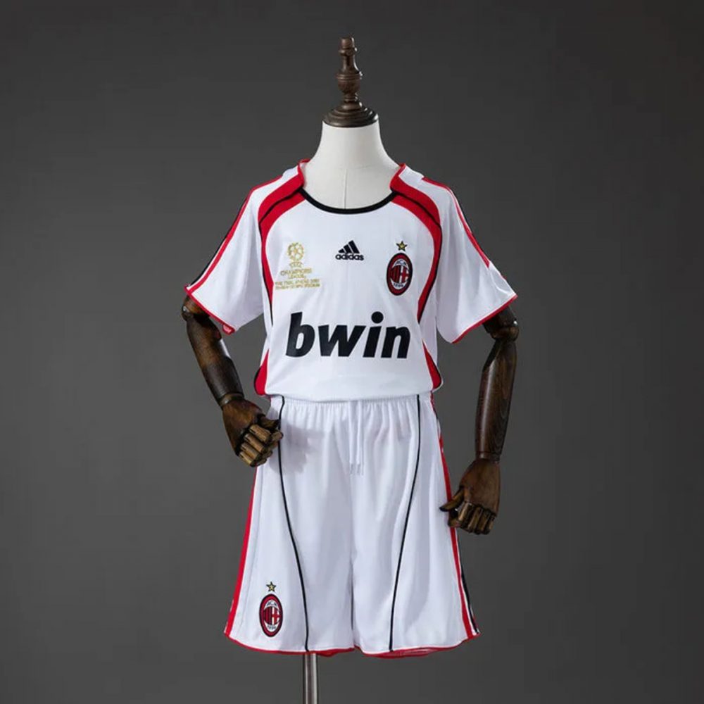 Retro AC Milan 2006/07 UCL Away Kid Kits