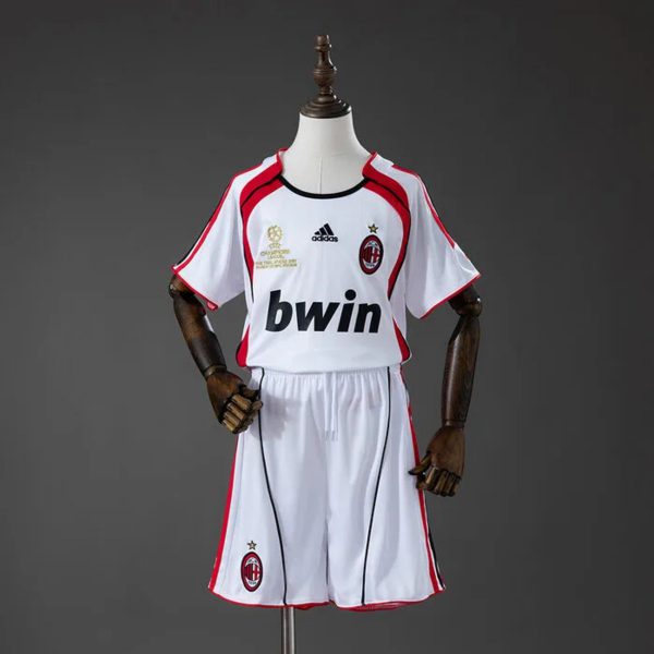 Retro AC Milan 2006/07 UCL Away Kid Kits