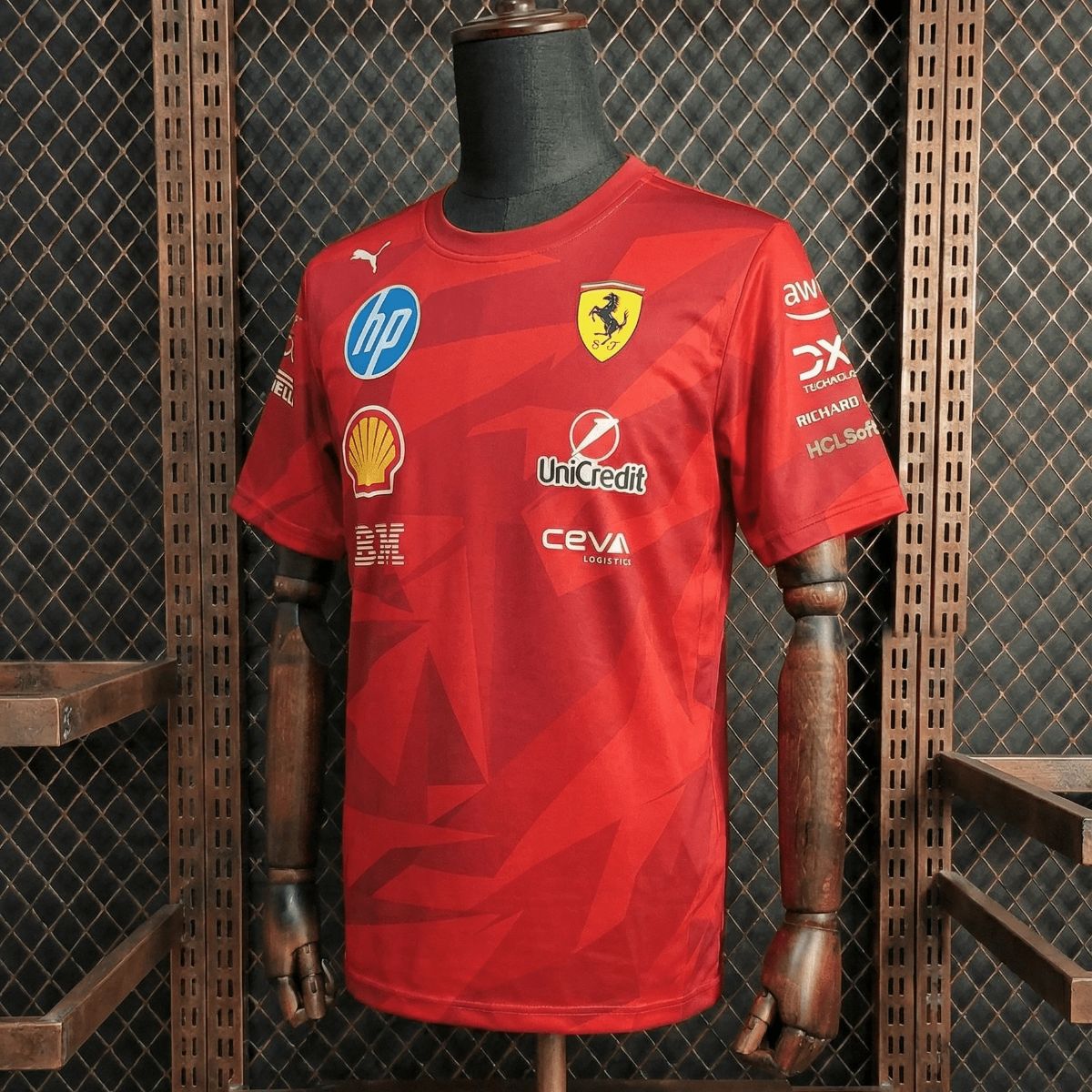 F1 Racing Scuderia Ferrari 2025 Red Shirt