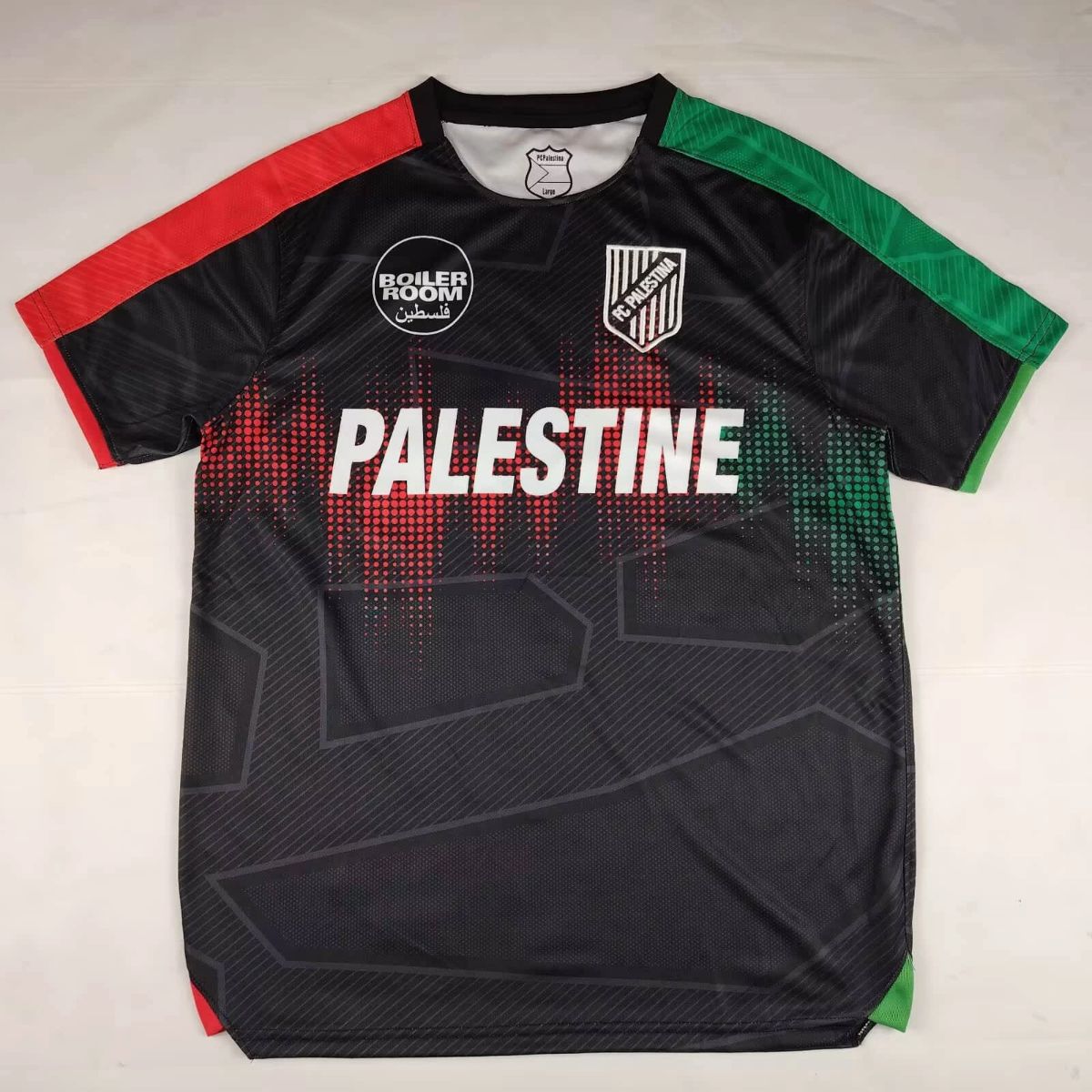 2025/26 CD Palestino Special Edition Black Jersey Fan Version