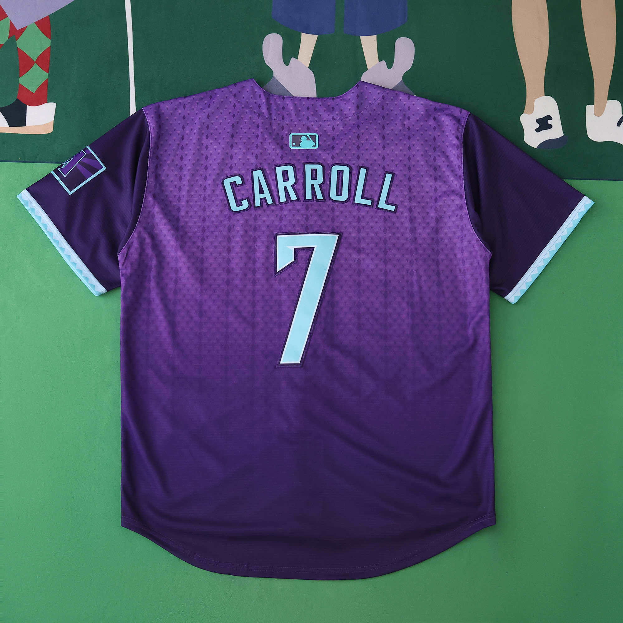 MLB 2025 Arizona Diamondbacks Purple Jersey CARROLL #7