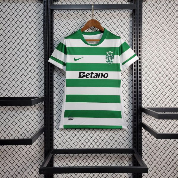2025/26 Sporting Lisbon Home Women's Jersey Fan Version