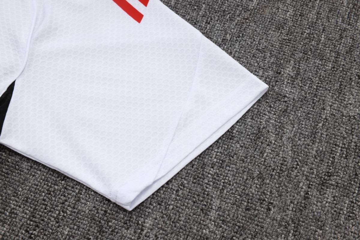 2026 Liverpool White Training Set Shirt and Shorts