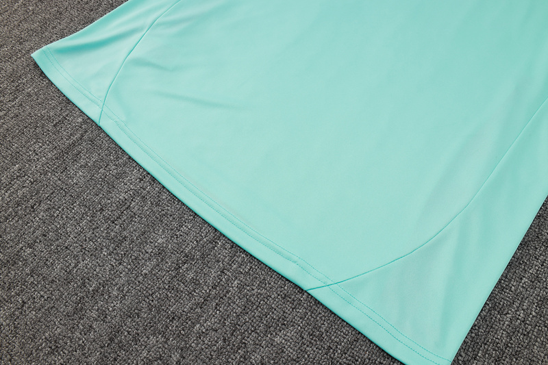 24/25 Real Madrid Light green Training Set Shirt and Shorts