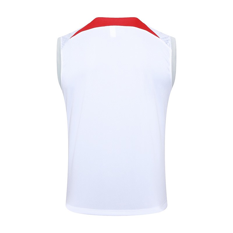 24/25 Liverpool White Training Set Shirt and Shorts