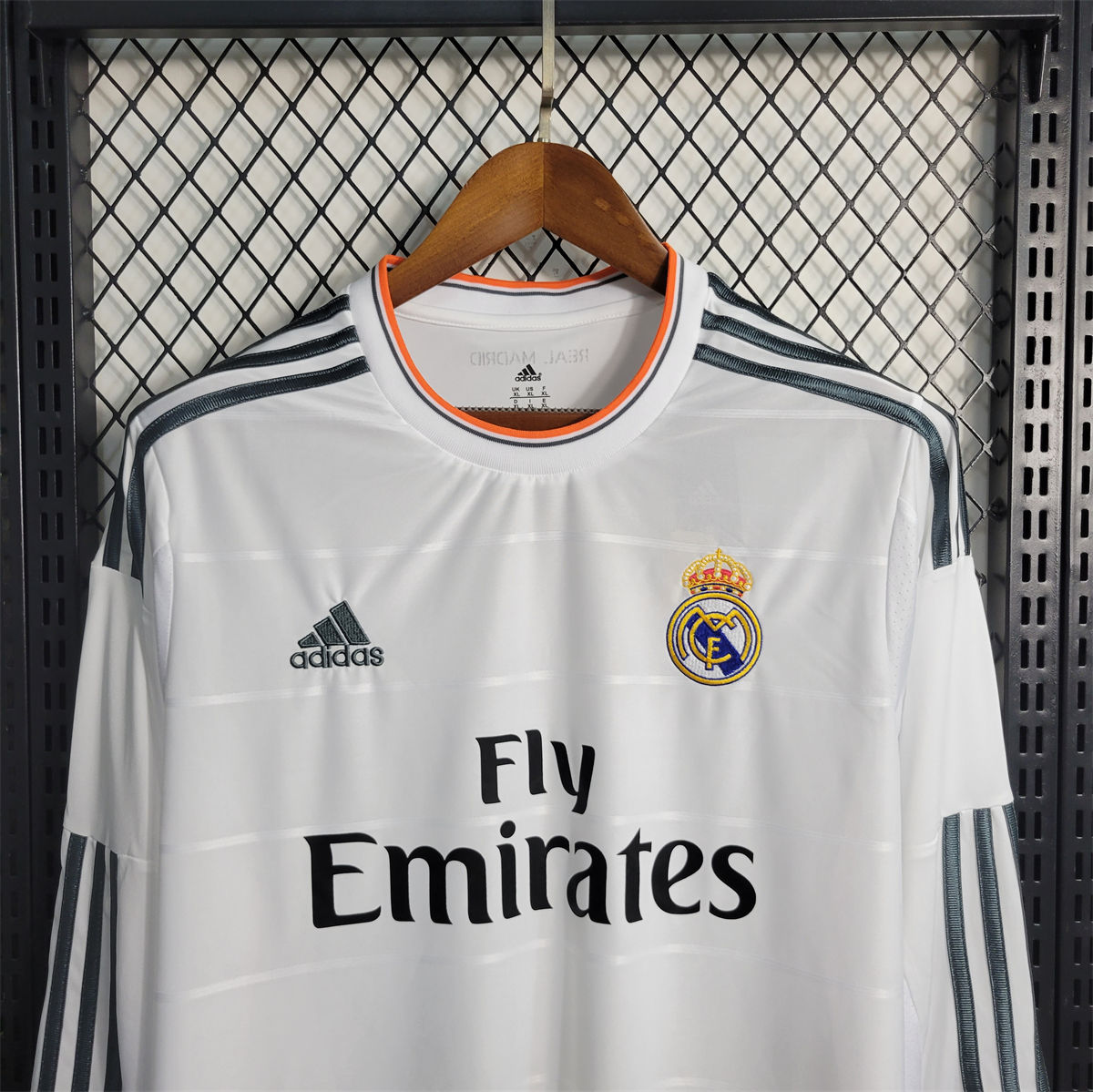 Retro Real Madrid  13/14 Long Sleeve Home jersey Fan Version