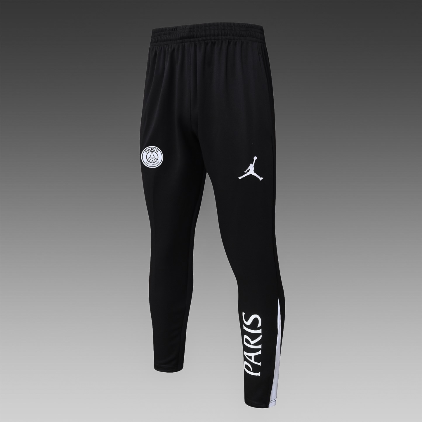 202526 Paris black Long-sleeved half-pull training kit Football team kit