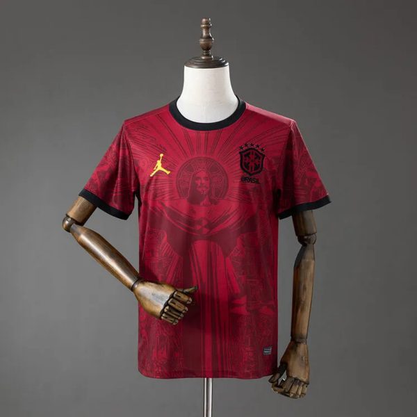 2026 Brazil Concept Red Jersey Fan Version