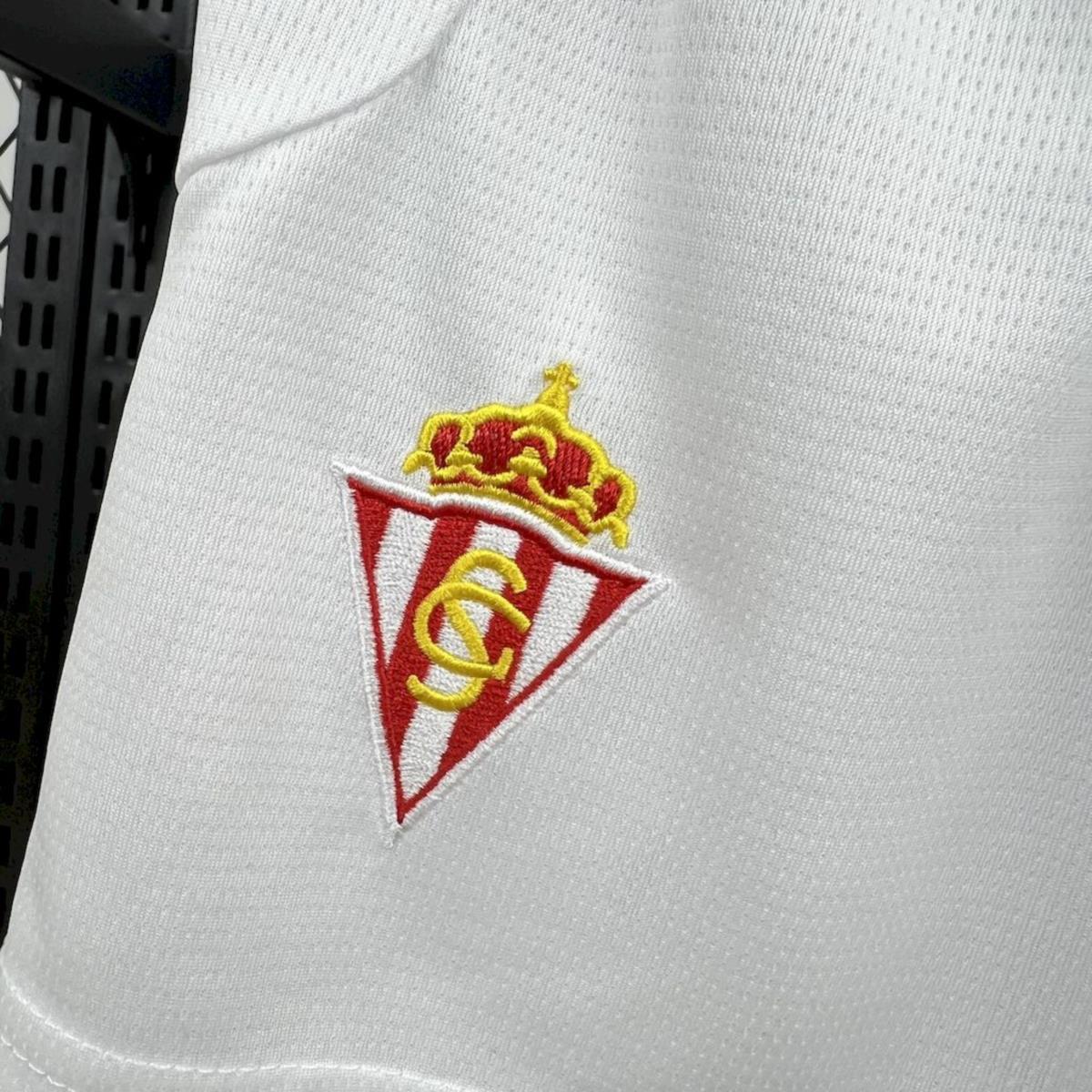 2024/25 Sporting de Gijon Home jersey Kid Kits Size 16-28