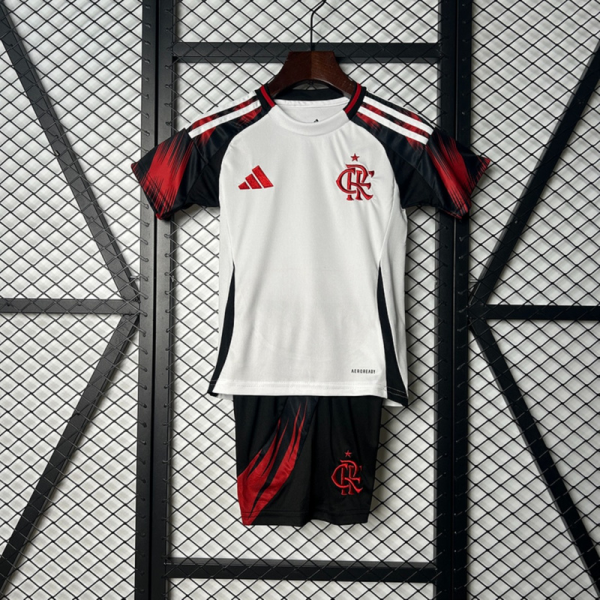 2025/26 Flamengo Away jersey kids Kits size: 16-28