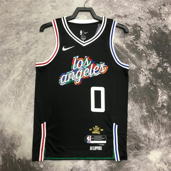 NBA Los Angeles Clippers Jersey WESTBROOK#0 S-XXL