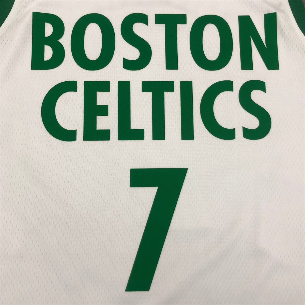 NBA Boston Celtics Round Neck White Jersey BROWN#7 S-XXL