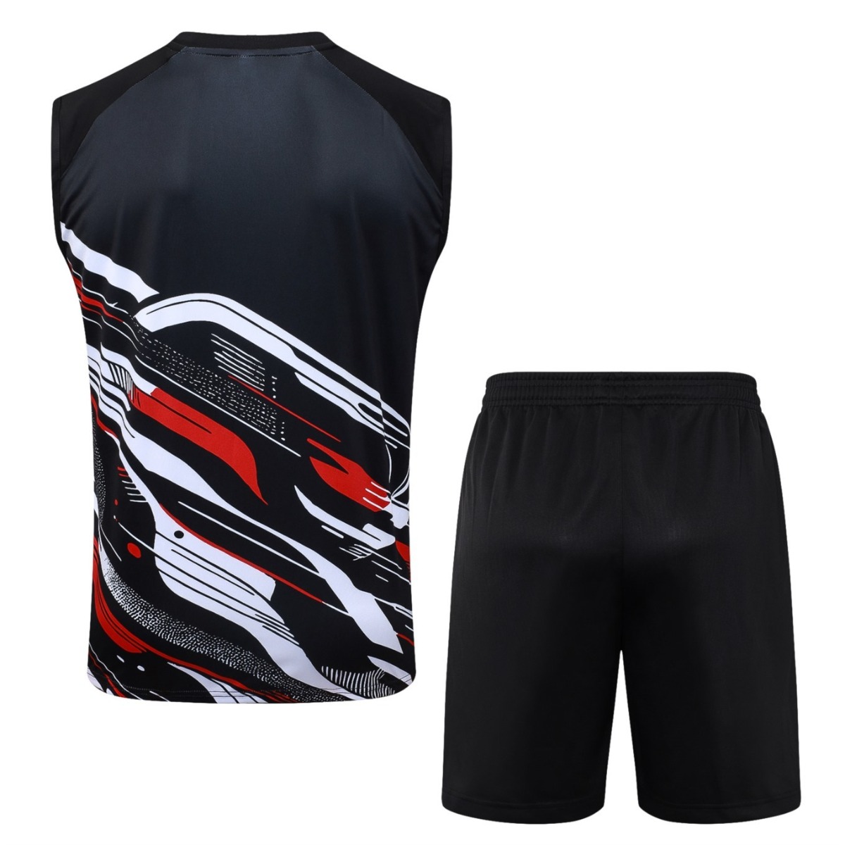 2026 Sao Paulo Black Training Set Shirt and Shorts