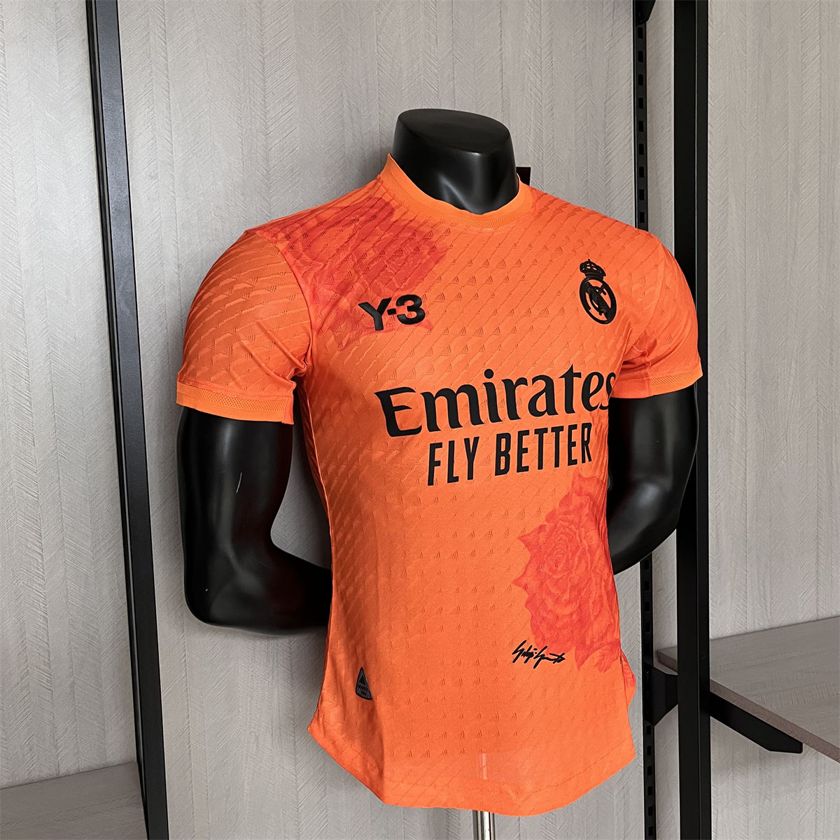 24/25 Real Madrid Y3 Orange Rose Special edition Jersey Player Version