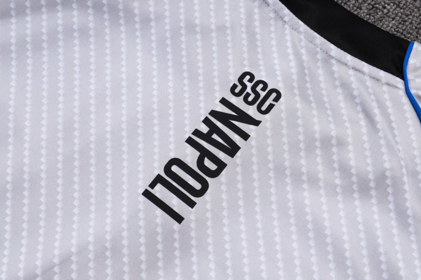 2025/26 Naples light gray Long-sleeved half-pull training kit Football team kit