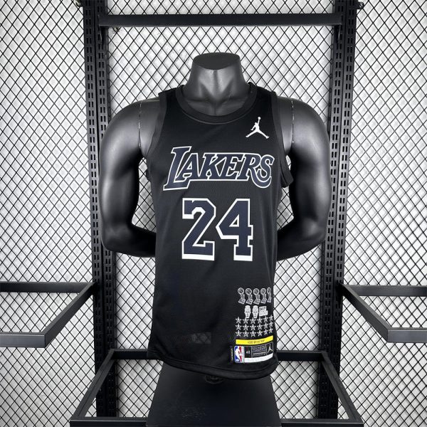 NBA Los Angeles Lakers Honor Edition Black Jersey BRYANT#24 S-XXL