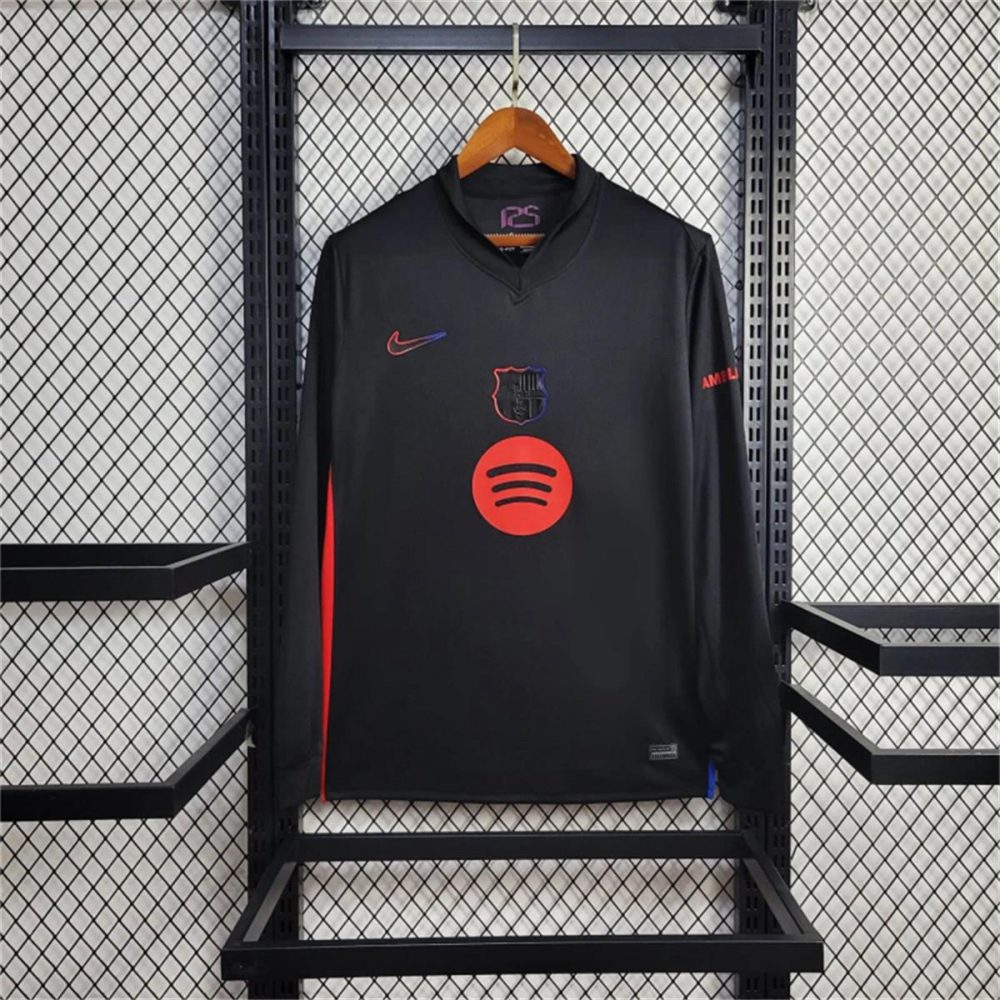 24/25 Barcelona Away Long Sleeve jersey Fan Version