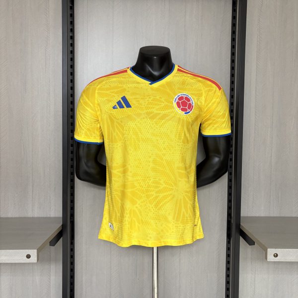 Colombia 2026 World Cup Home Jersey Player Version