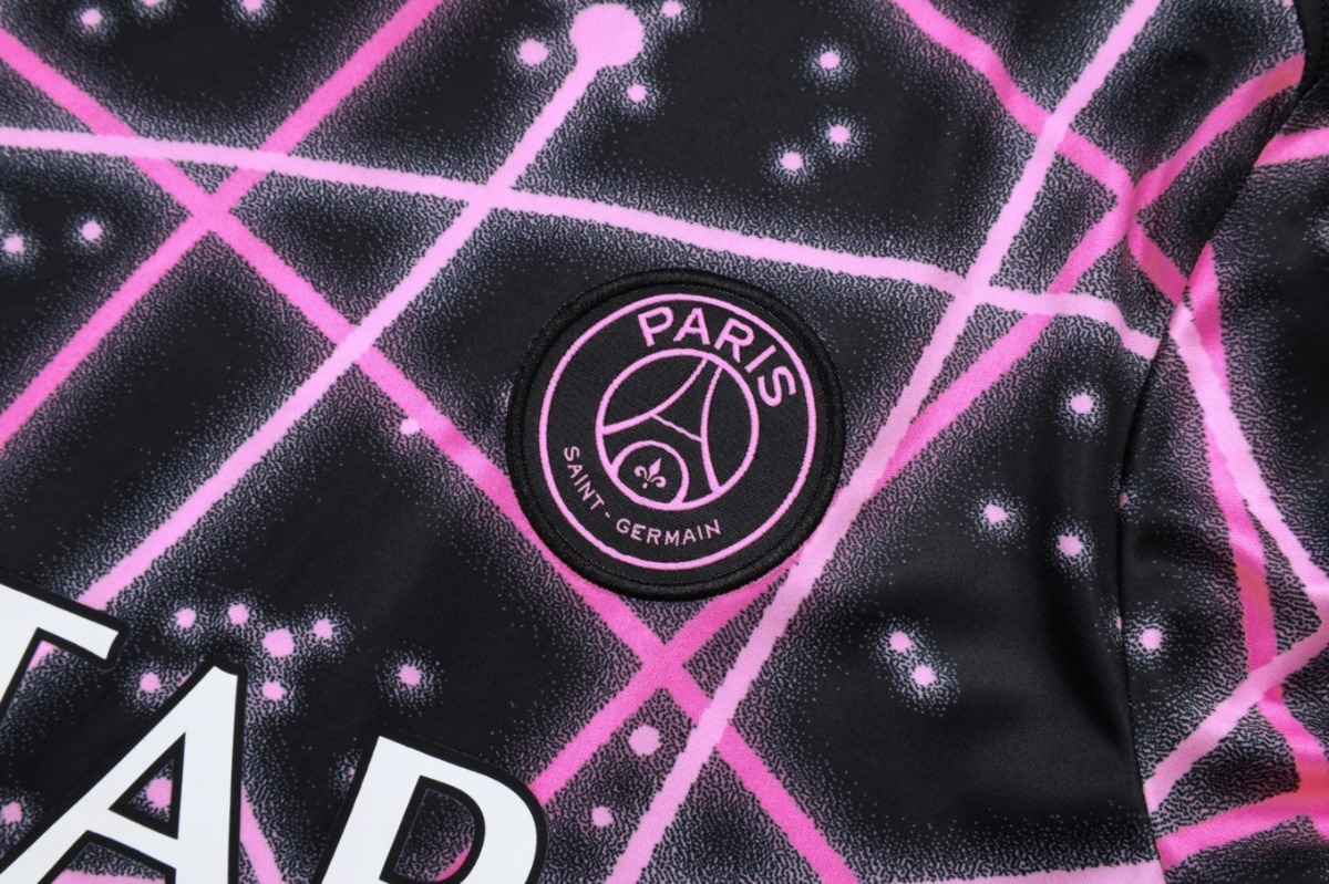 2026 PSG Black Training Set Shirt and Shorts