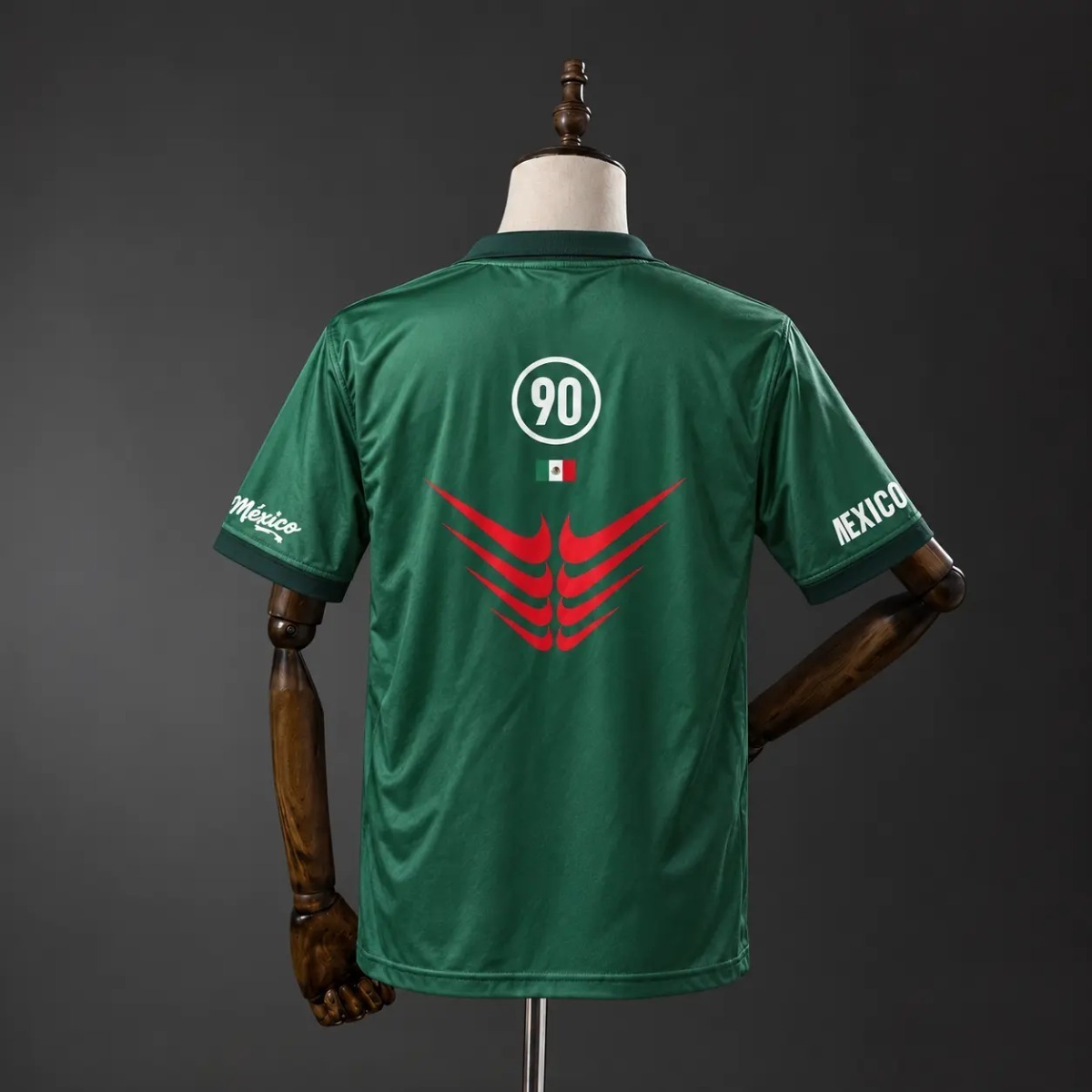 2026 Mexico X Cactus Jack Travis Scott Total 90 Retro Jersey Fan Version