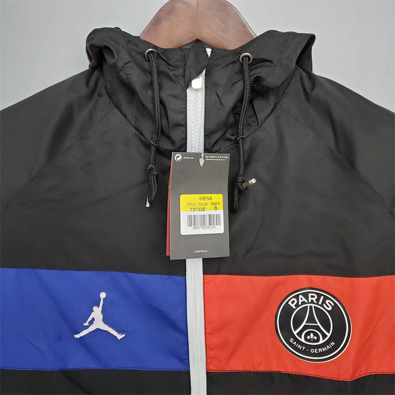 20/21 Windbreaker PSG Black and Blue Red Sport Unifom jersey Sport Unifom