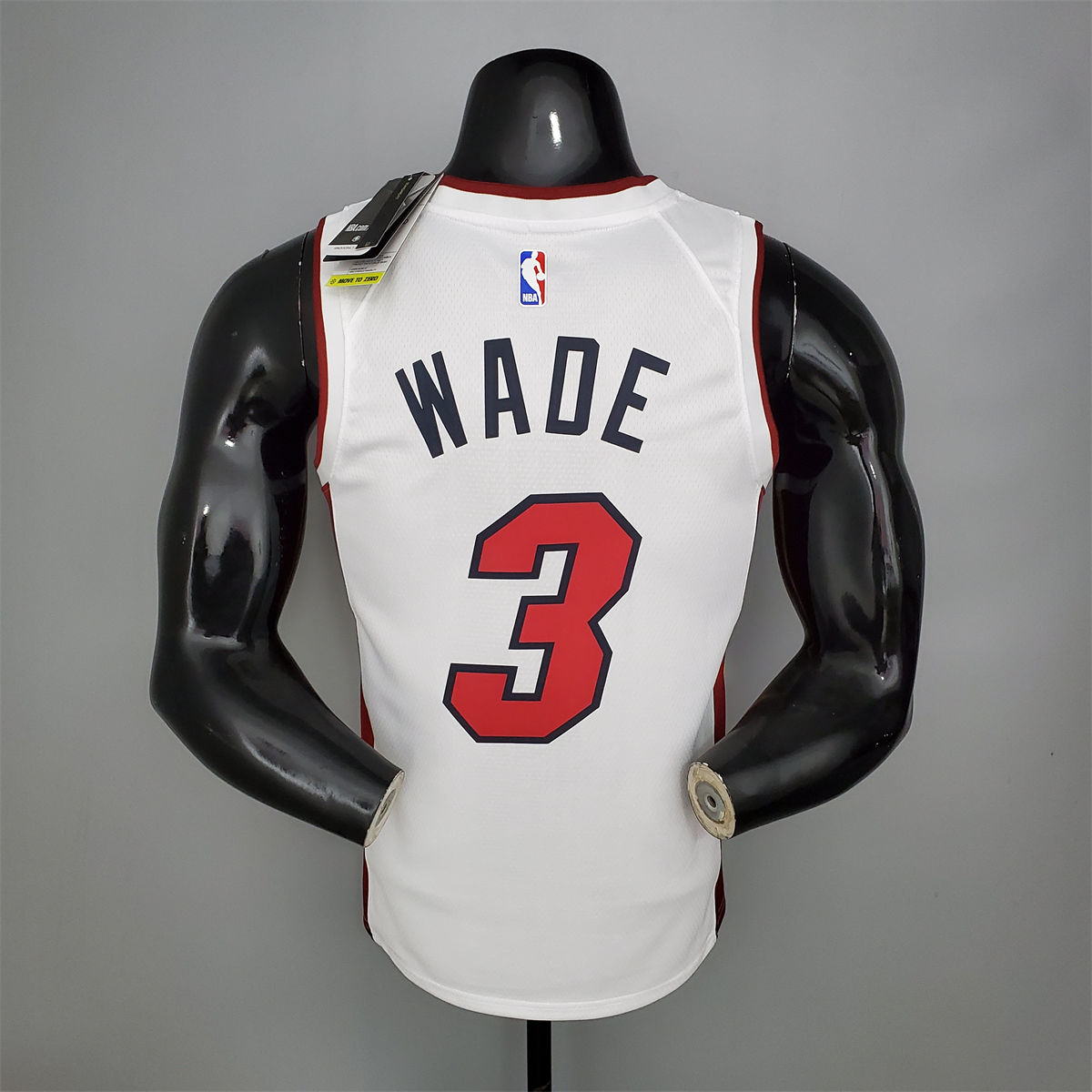 NBA Miami Hearts V-Neck White Jersey WADE#3 S-XXL