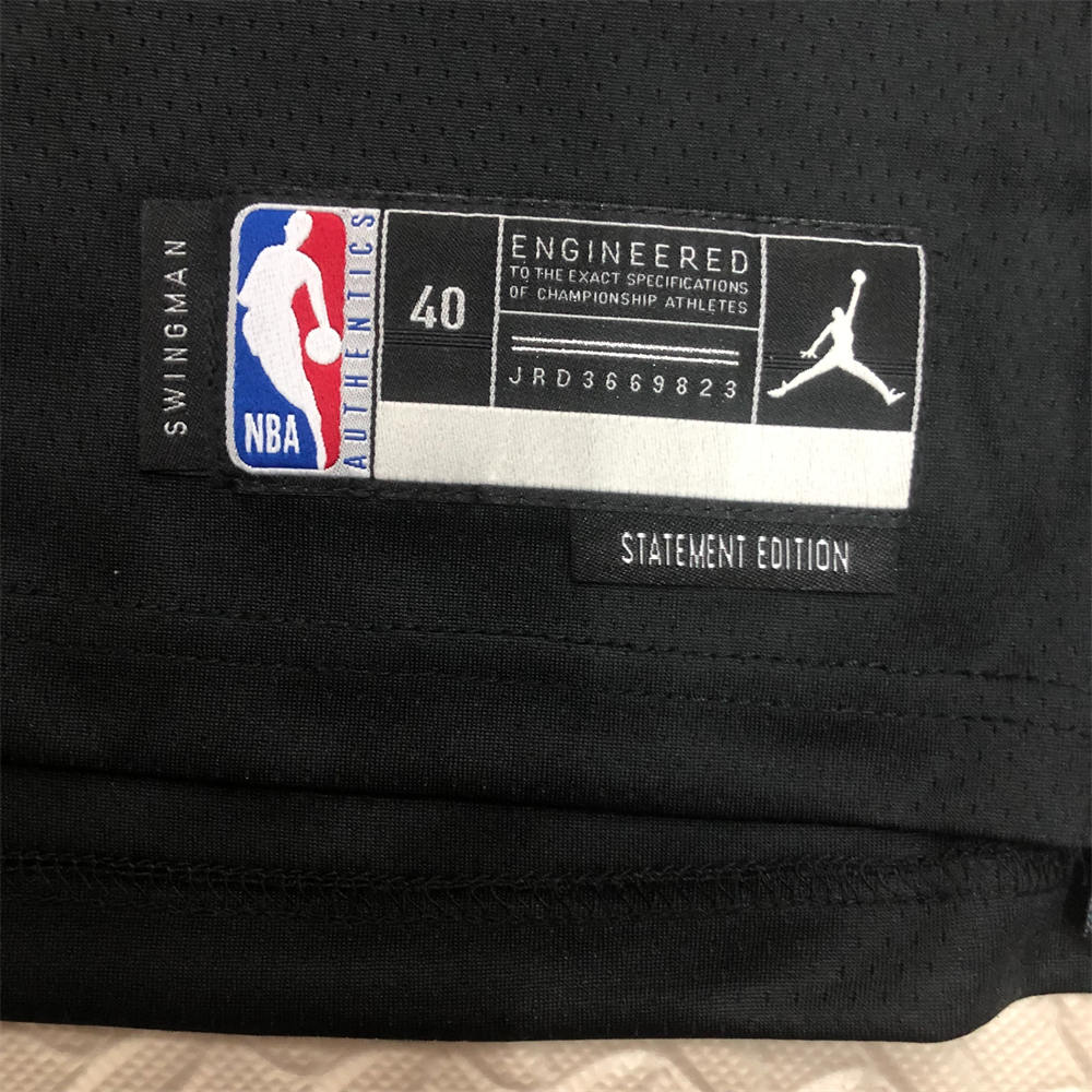 NBA San Antonio Spurs V-Neck Black jersey DUNCAN#21 S-XXL