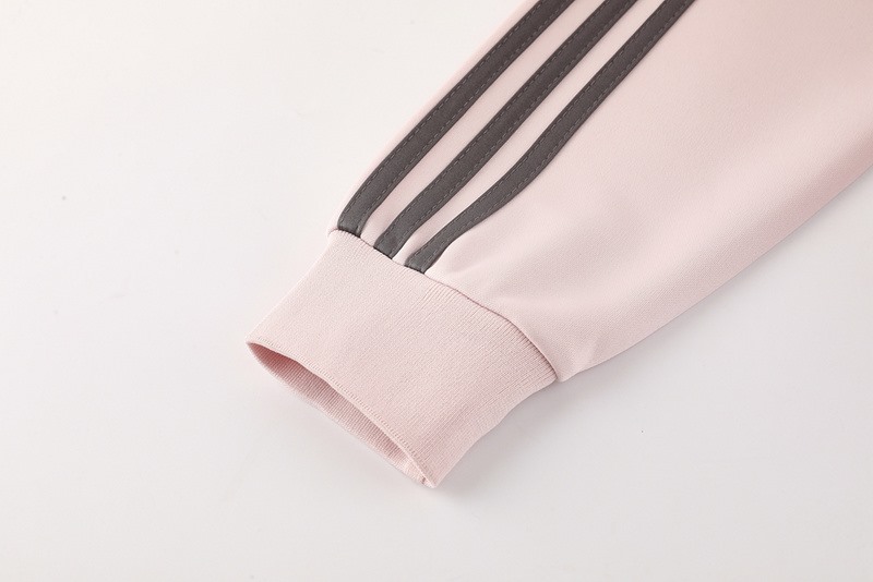 2024 Real Madrid Light Pink Jacket Training Suit Set Football Team Shirt Sports Fashion