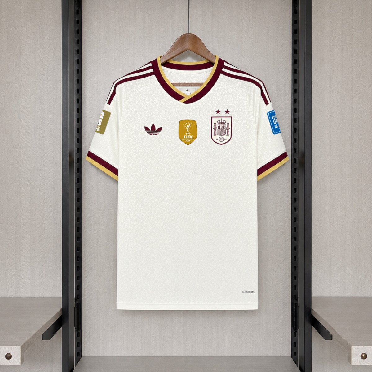 Spain 2026 World Cup Away Jersey - Fan Version | Comfortable Regular Fit