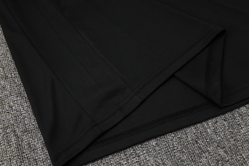 24/25 Paris Black Training Set Shirt and Shorts