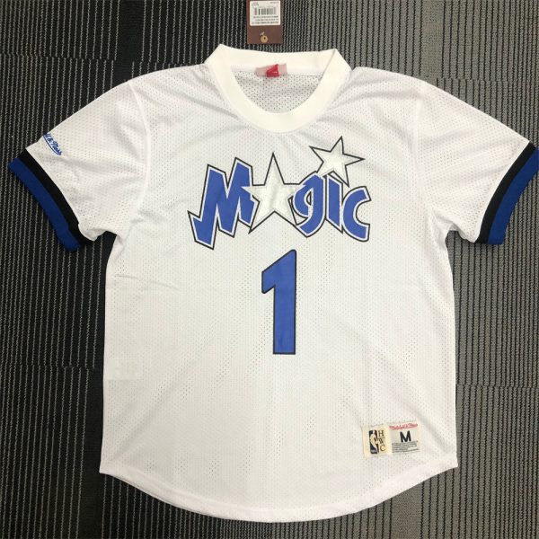 NBA Orlando Magic Mitchellness Jersey White McGRAY#1 S-XXL