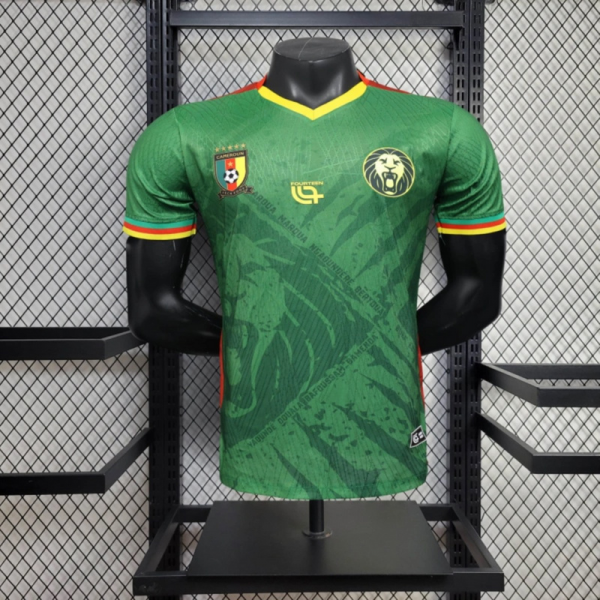 2025/26 Cameroon Home Green jersey Player Version