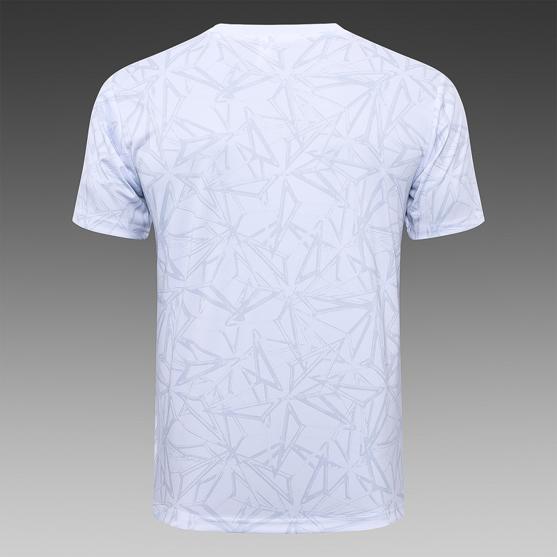 24/25 Real Madrid White Training Set Shirt and Shorts