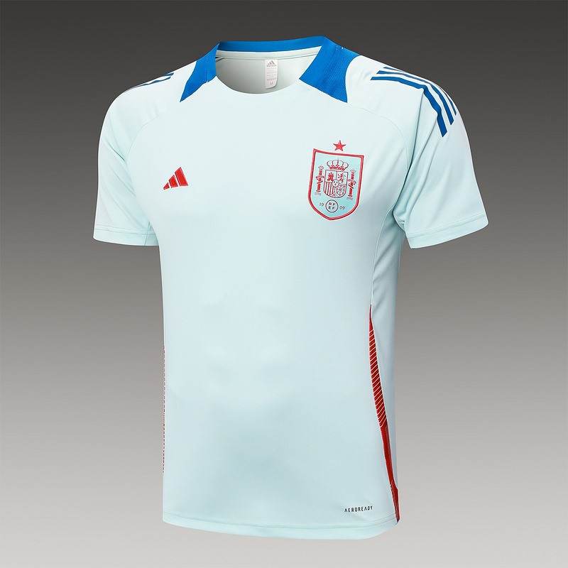 24/25 Spain Sky Blue Training Set Shirt and Shorts