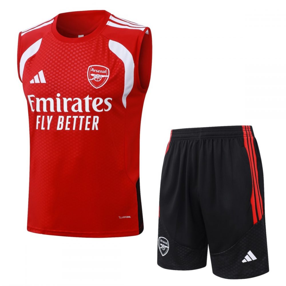 2026 Arsenal Red Training Set Shirt and Shorts