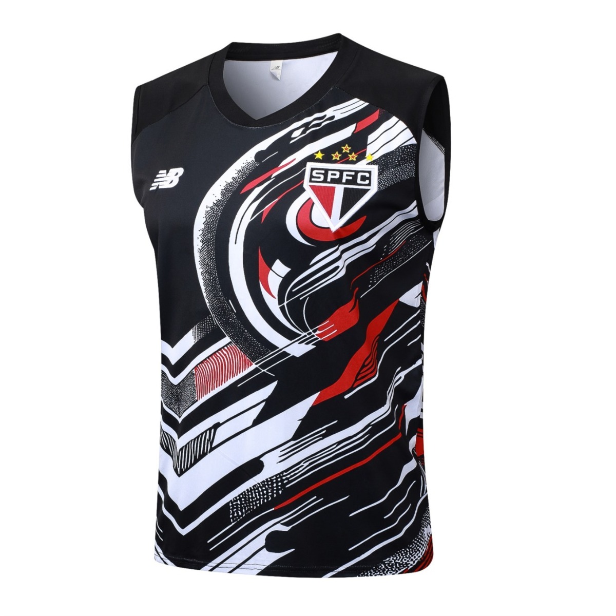 2026 Sao Paulo Black Training Set Shirt and Shorts