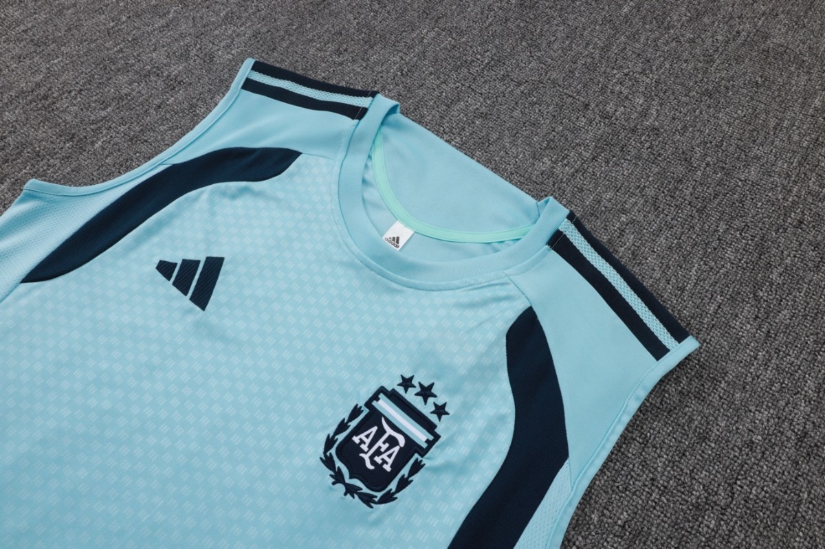 2026 Argentina Sky blue Training Set Shirt and Shorts