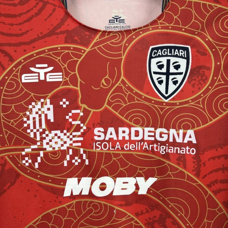 2024/25 Cagliari Calcio Year of the Snake Limited Edition Jersey Fan Version