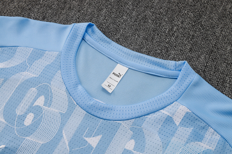 24/25 Manchester City Light blue Training Set Shirt and Shorts