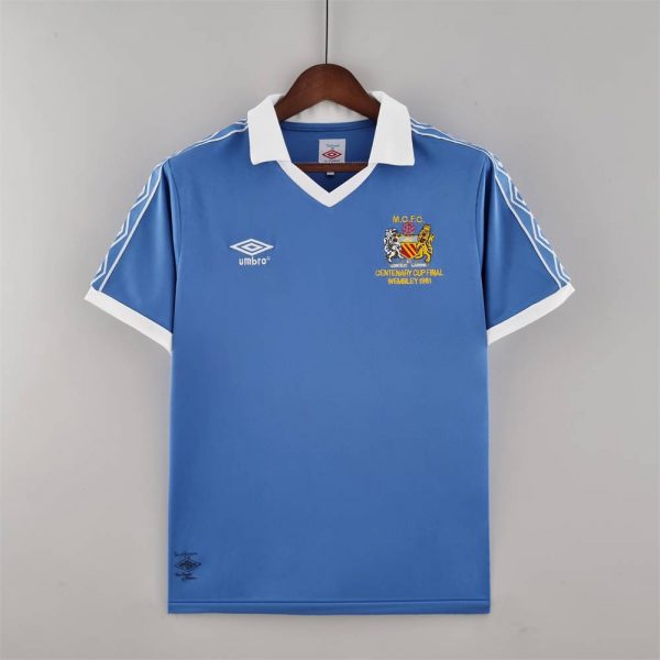 Retro Manchester City  81/82 home jersey Fan Version