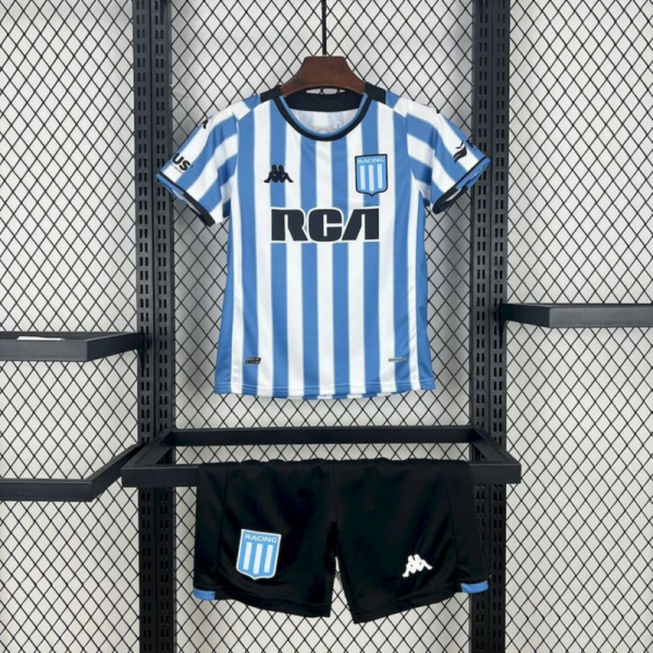 2024/25 Racing Club de Avellaneda Home jersey Kid Kits Size 16-28