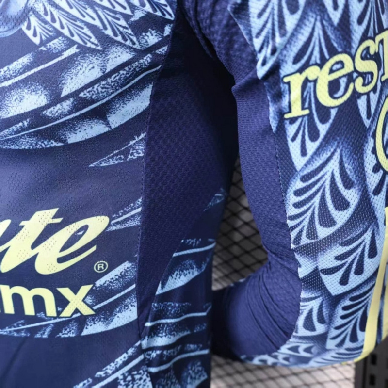 2025/26 Club America Away Long Sleeve Jersey Player Version