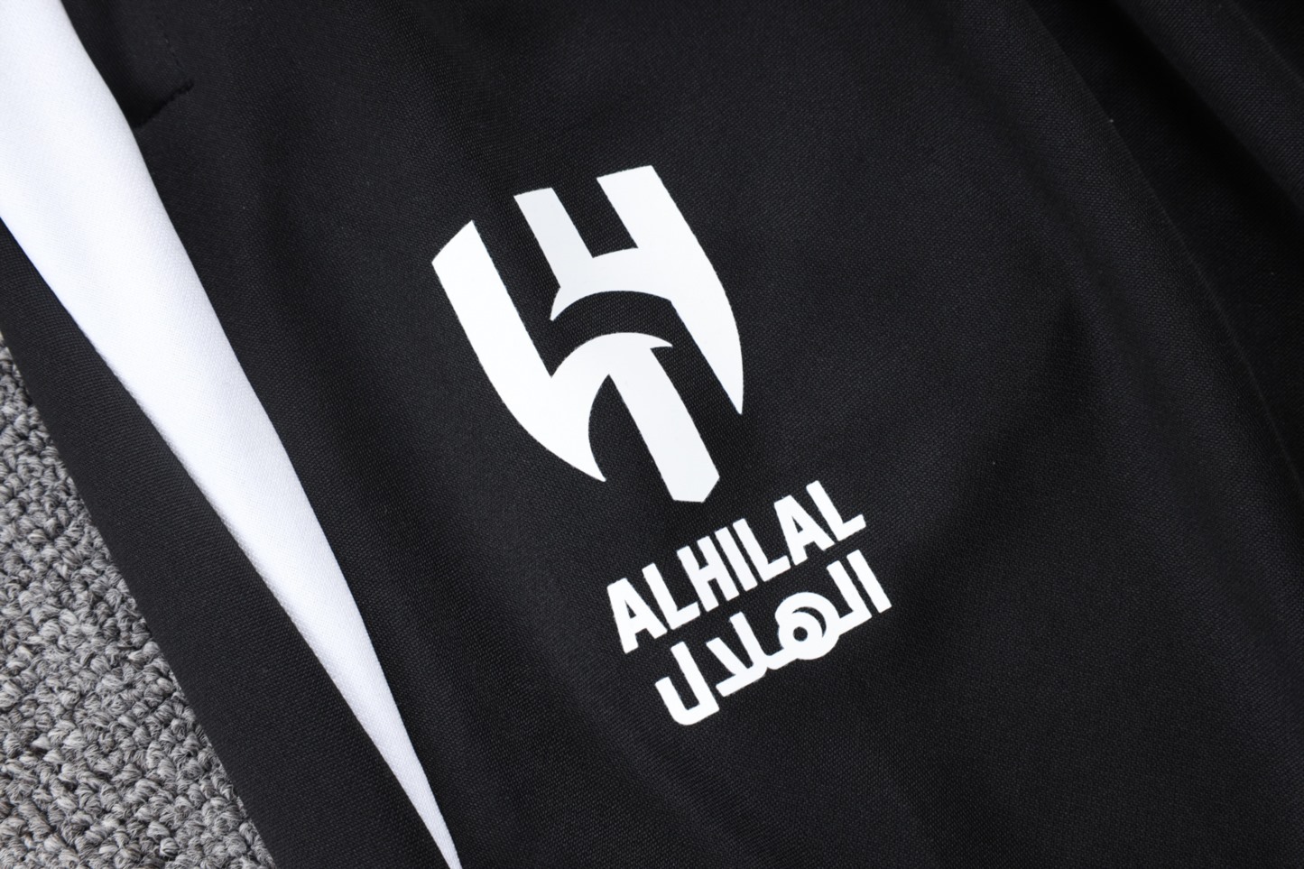202526 AI Hilal Riyadh Black Long-sleeved half-pull training kit Football team kit
