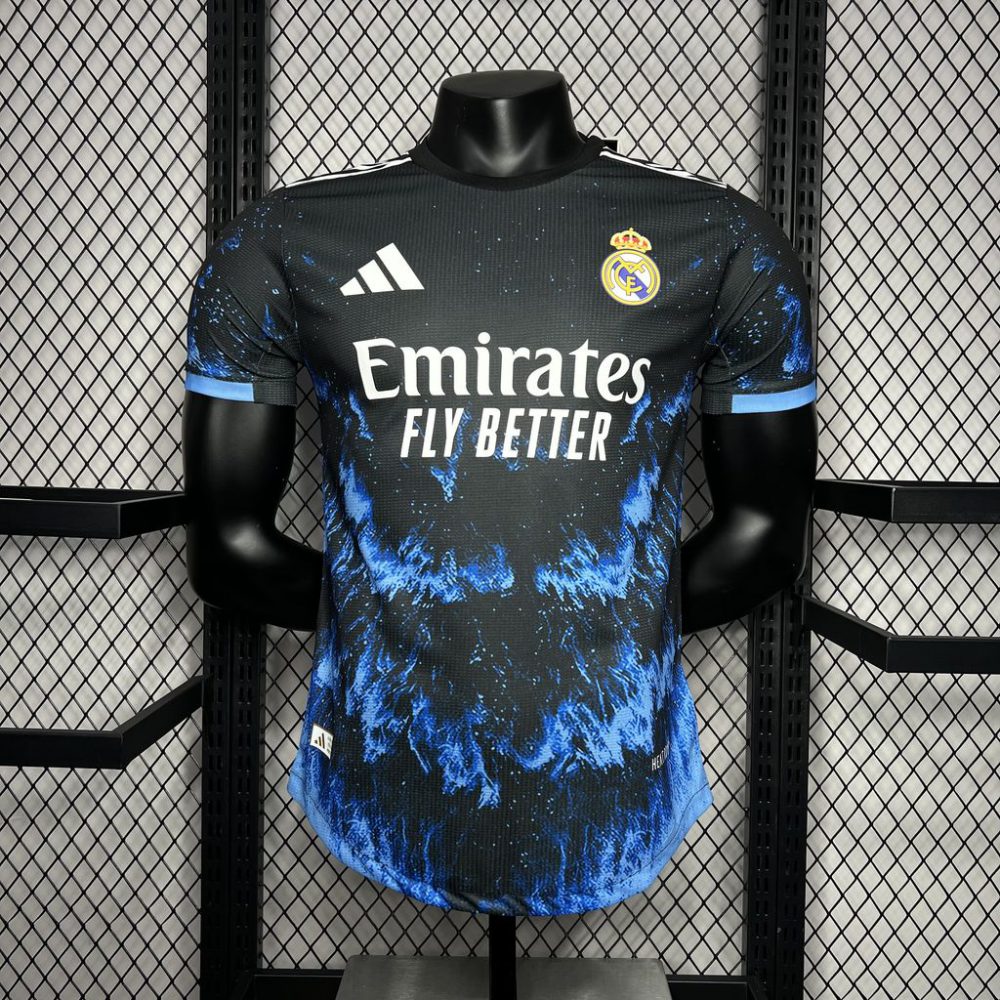 24/25Real Madrid Special Edition Ocean Blue Jersey Player Version