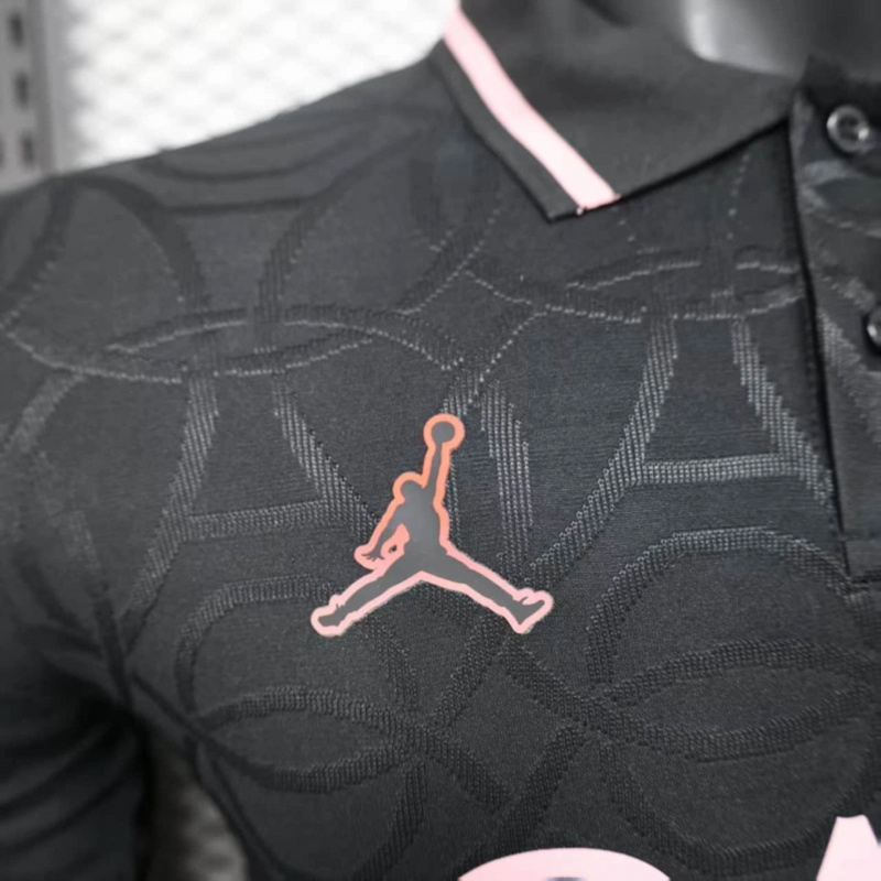 2025/26 PSG POLO Special Edition Black jersey Player Version